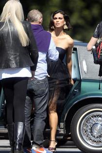 Hot And Lovely Morena Baccarin Leggy Candids-09