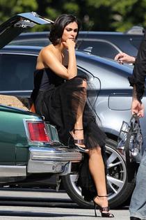 Hot And Lovely Morena Baccarin Leggy Candids-15