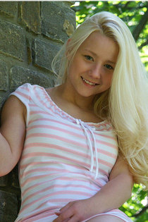 Cute Blonde Teen In Tight Sundress-12