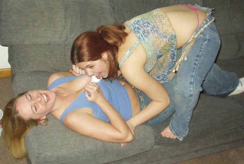 Sleazy horny amateur lesbos 8