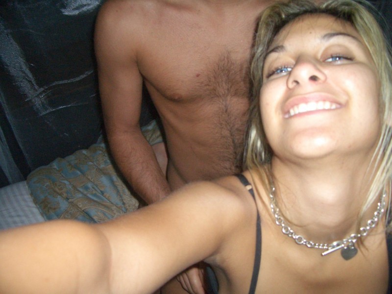 Busty blue-eyed brunette naked in the shower 7