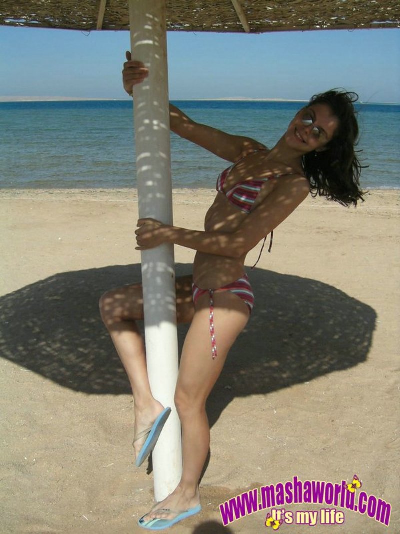 Masha wearing a sexy bikini 12