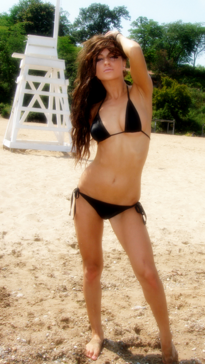 Hot bikini babes showing off at the beach 11
