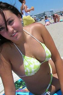 Hot bikini babes showing off at the beach-07