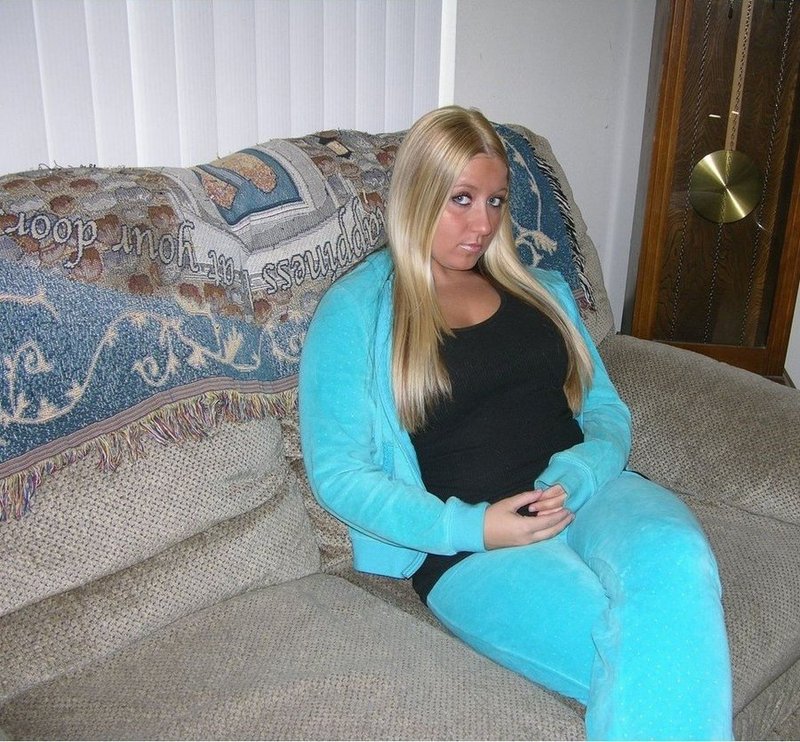 Blonde gets face bashed with cum 1