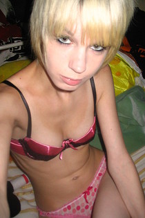 Blonde Teen Shows Her Cute Titties-10