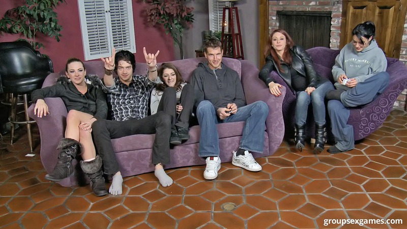 Group Sex On The Couch 1