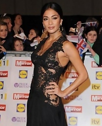 Nicole Scherzinger gorgeous in black dress