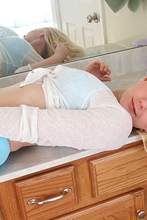 Light Blue and Pink Pussy Tease-02